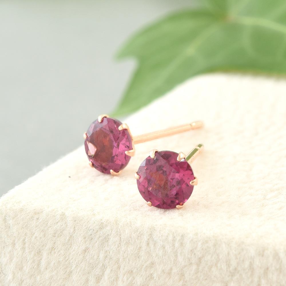 K10 ロードライト ガーネット ピアス CK040CIBSN1枚目の画像