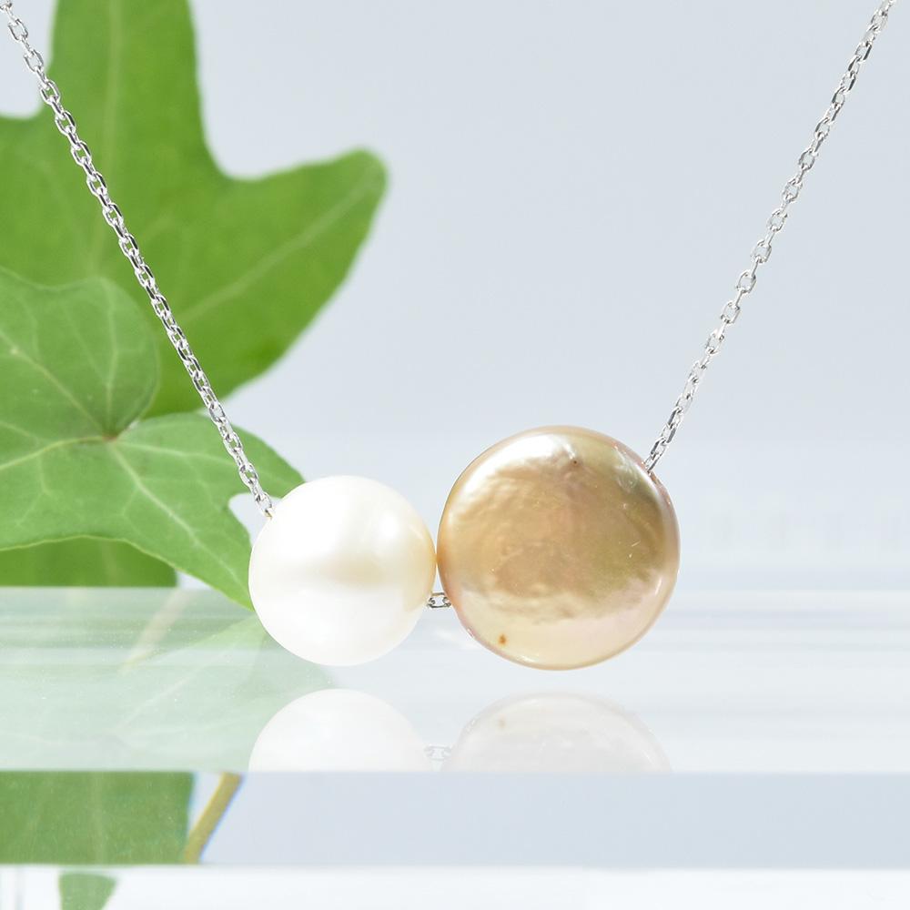 淡水パール ネックレス ペンダント SV925 CK045CIBSN1枚目の画像