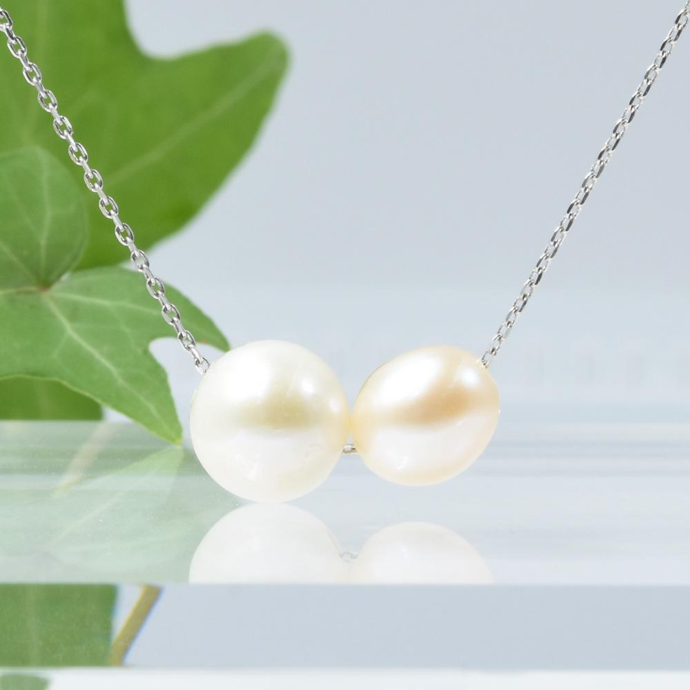 淡水パール ネックレス ペンダント SV925 CK046CIBSN1枚目の画像