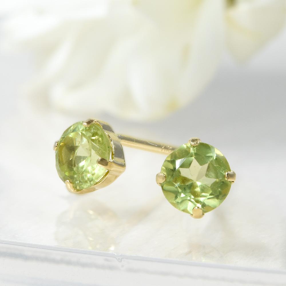 K18 ペリドット ピアス CK057CIBSN1枚目の画像
