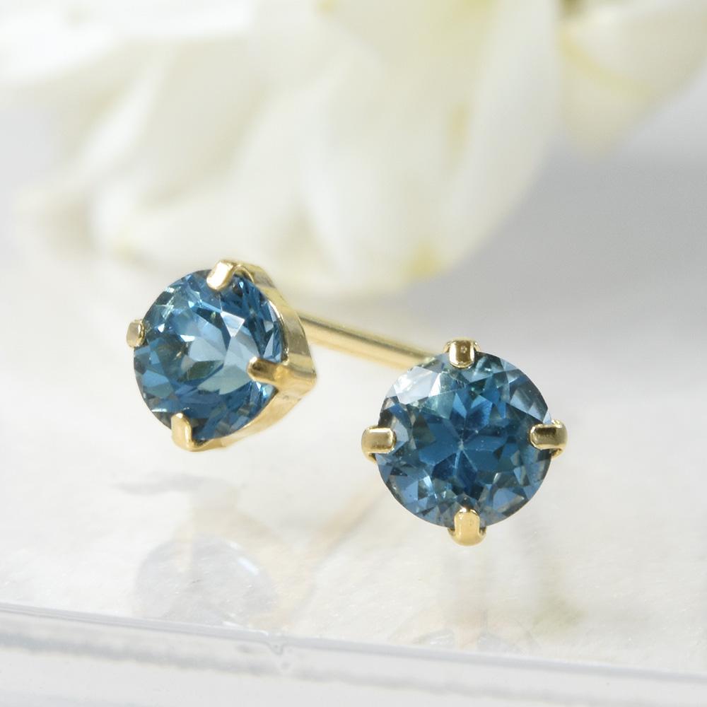 K18 ロンドンブルートパーズ ピアス CK060CIBSN1枚目の画像