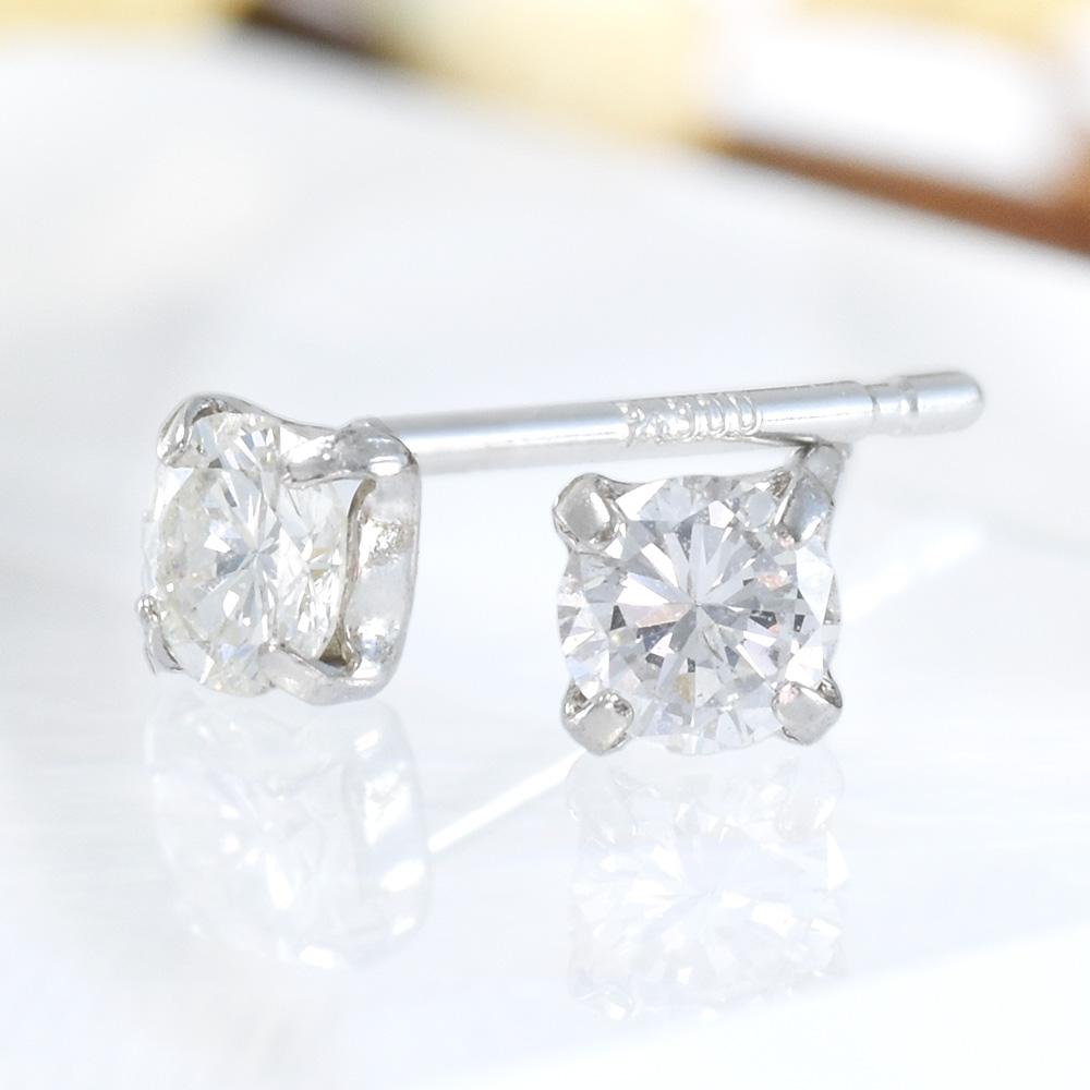 プラチナ900 ダイヤモンド ピアス CD180CIBSN1枚目の画像