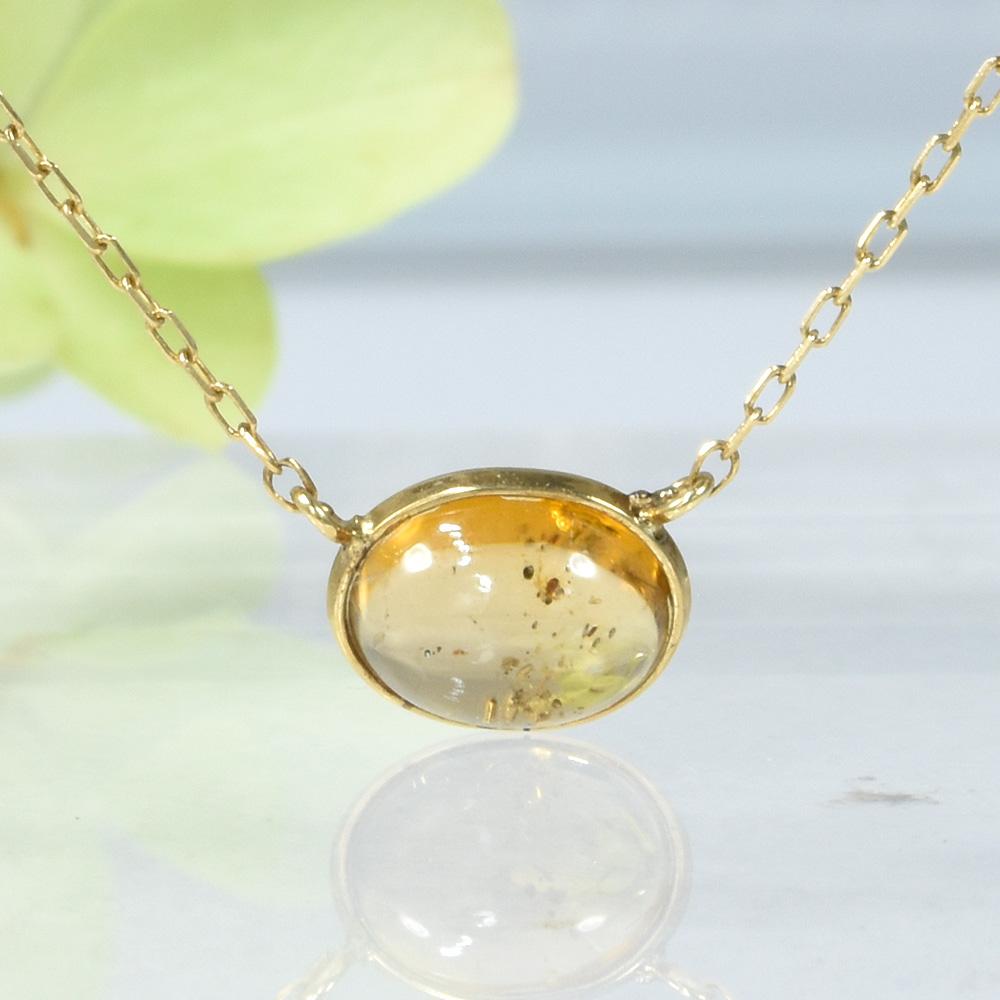 K18 イエロートルマリン ペンダント ネックレス CL001CIBSN1枚目の画像