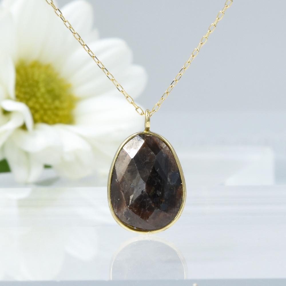 K18 ブラックサファイア ペンダント CK068CIBSN1枚目の画像