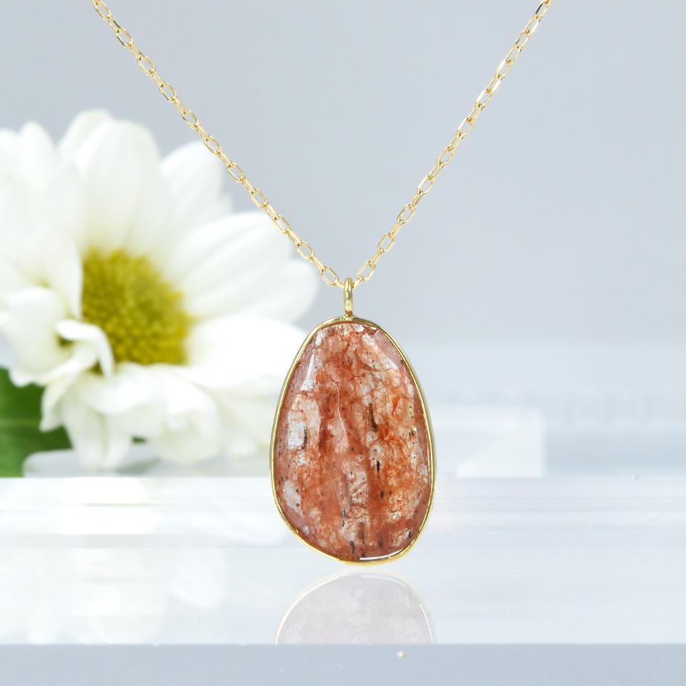 K18 レッドクォーツ ペンダント CK069CIBSN1枚目の画像