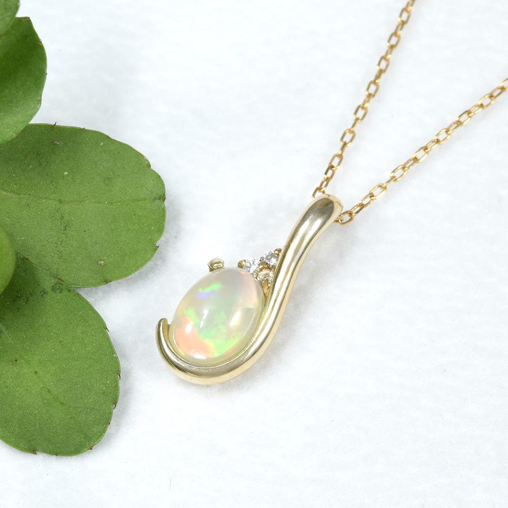 K10 オパール ダイヤ ペンダントトップ CL040CIBSN1枚目の画像