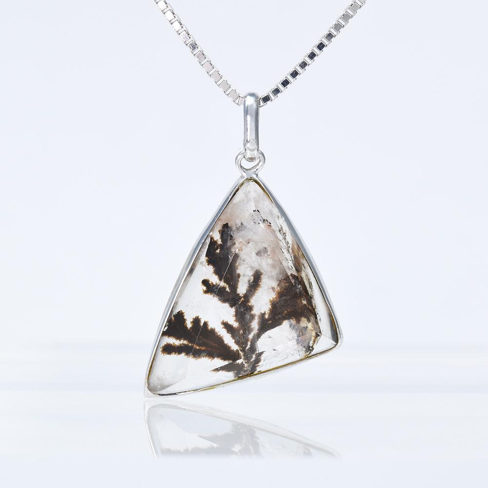 K18 デンドリティッククォーツ ペンダントトップ 1点もの CI029CIBSN1枚目の画像